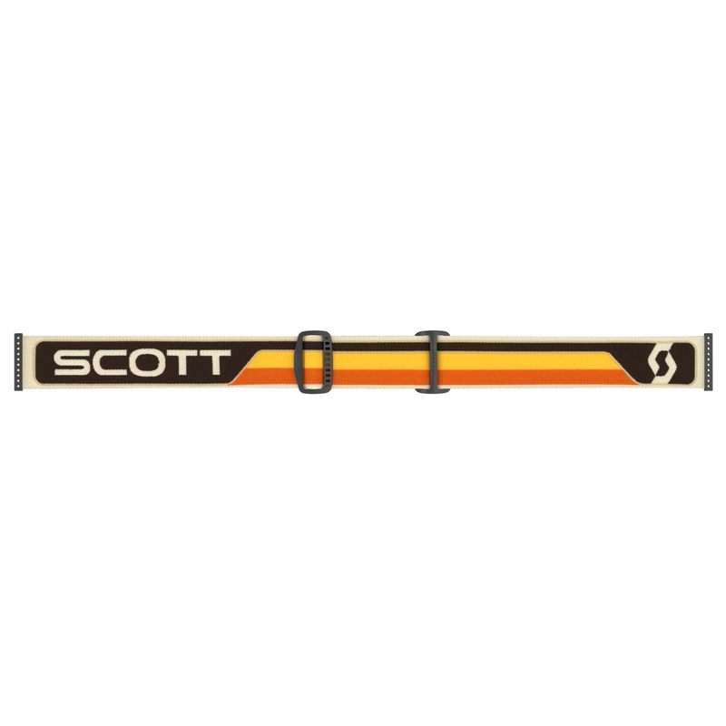 Motokrosové brýle Scott Fury CH hnědo-béžovo-žluté