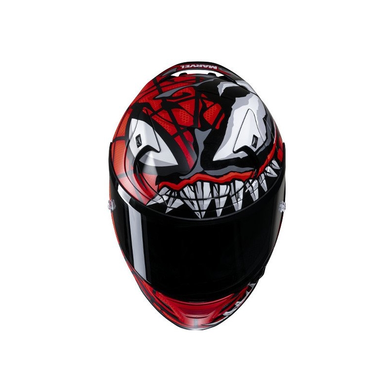 Integruotas šalmas HJC RPHA 12 Maximized Venom Marvel MC1SF išpardavimas