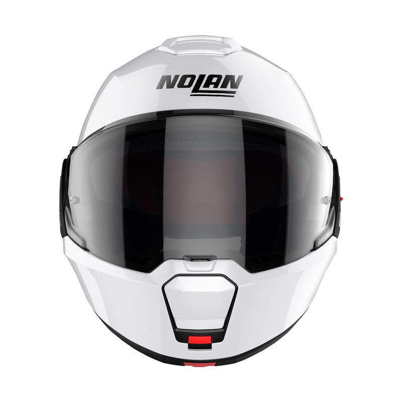 Nolan N120-1 Classico N-com baltas sulankstomas motociklininko šalmas