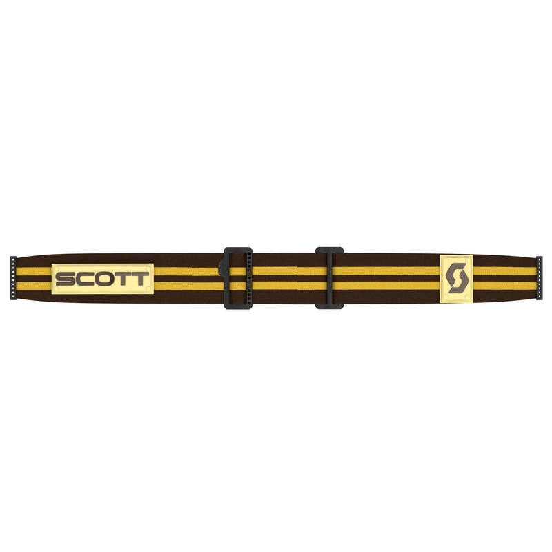 Motokroso akiniai SCOTT 89X Era rudi-sidabriniai
