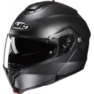 HJC C91N Tvirtas pusiau plokščias titano apverčiamas motociklininko šalmas