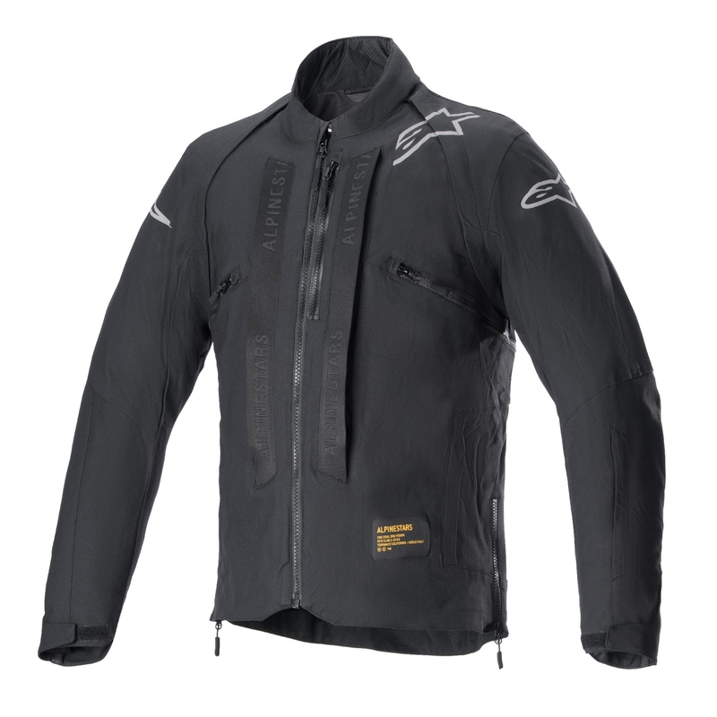 "Alpinestars Techdura" juoda šviesą atspindinti motociklininko striukė
