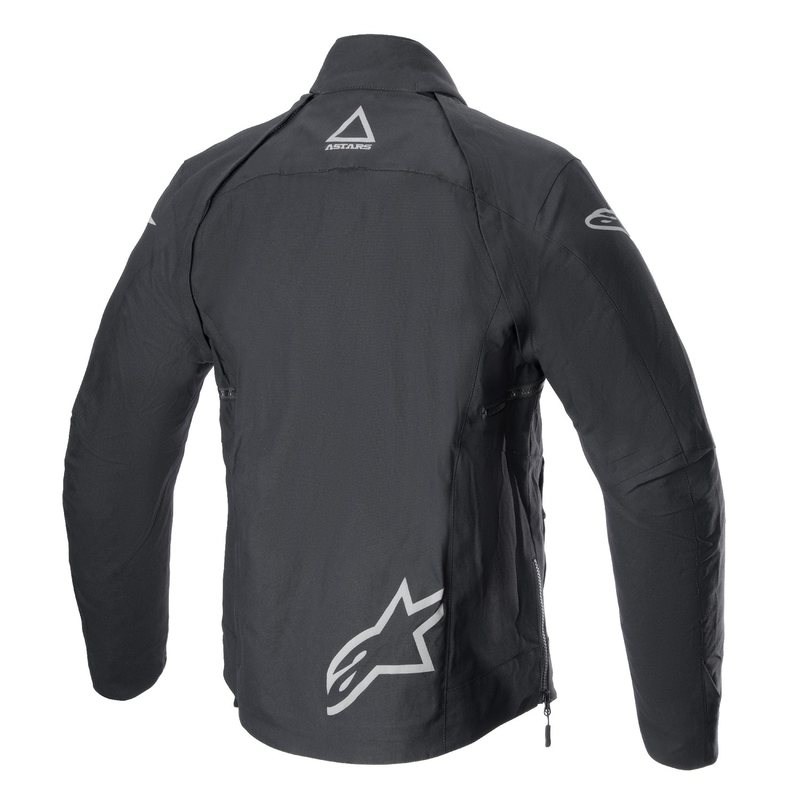 "Alpinestars Techdura" juoda šviesą atspindinti motociklininko striukė