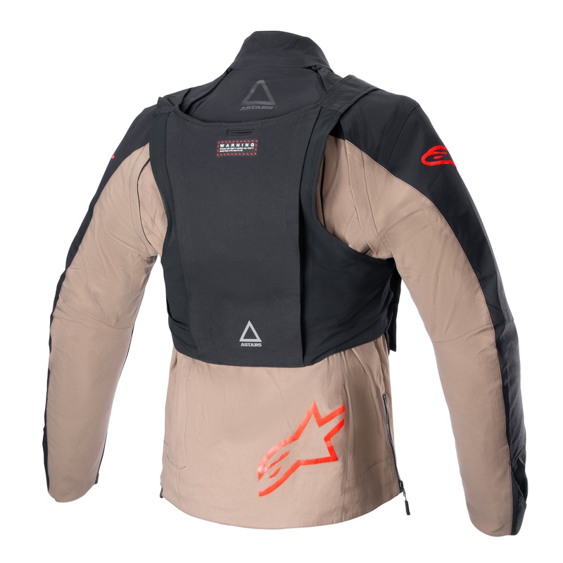 "Alpinestars Techdura" juoda ir ruda motociklininko striukė