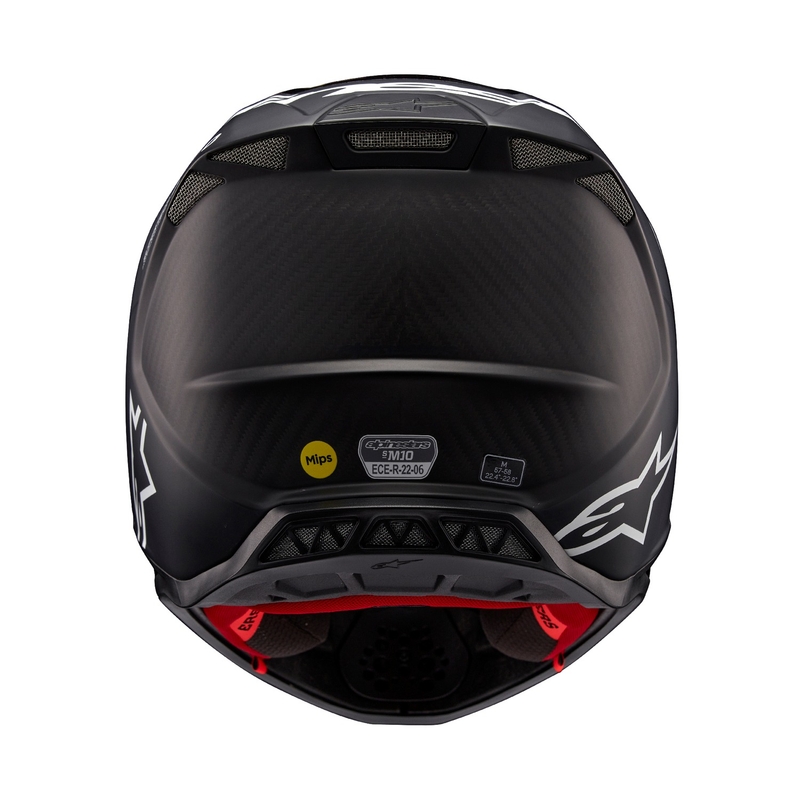 "Alpinestars Supertech S-M10 Flood" motokroso šalmas juodai tamsiai pilkas