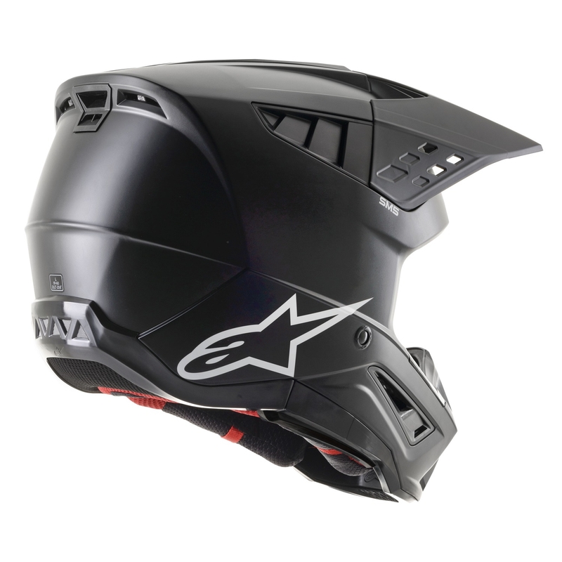 Alpinestars S-M5 Solid Motokroso šalmas matinis juodas