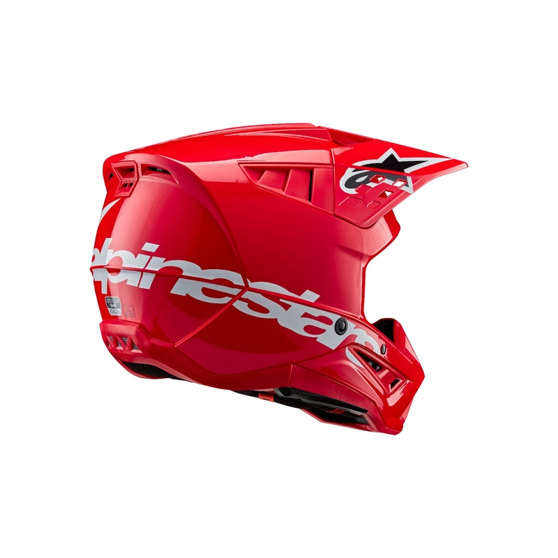 Alpinestars S-M5 Corp raudonas motokroso šalmas