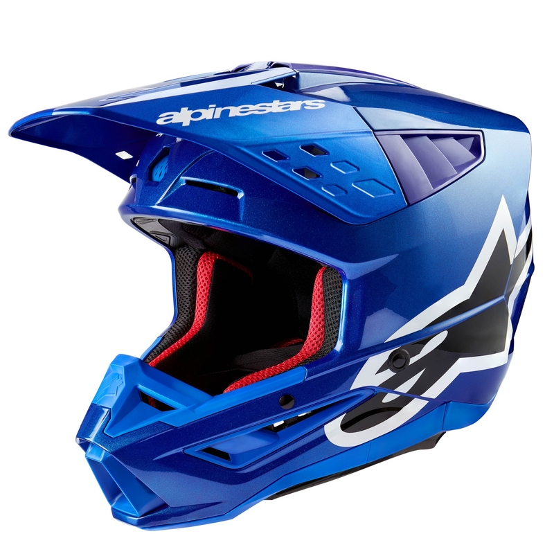 Alpinestars S-M5 Corp motokroso šalmas mėlynas