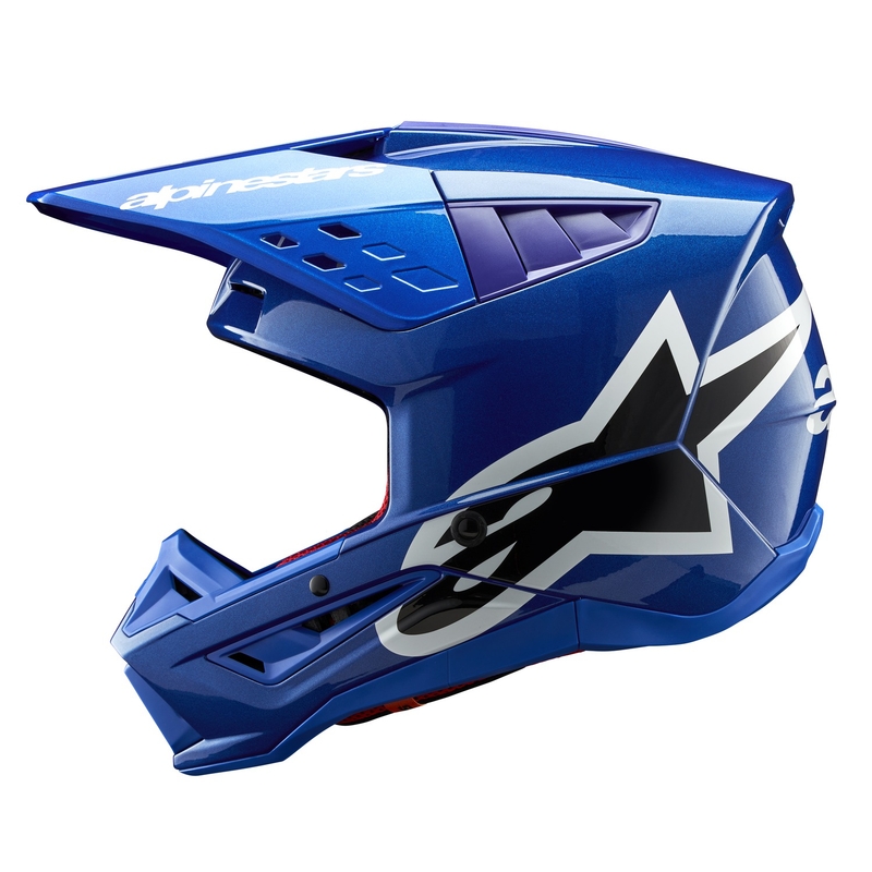 Alpinestars S-M5 Corp motokroso šalmas mėlynas