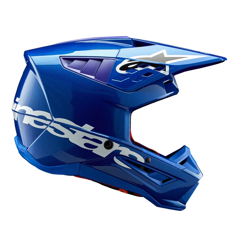 Alpinestars S-M5 Corp motokroso šalmas mėlynas