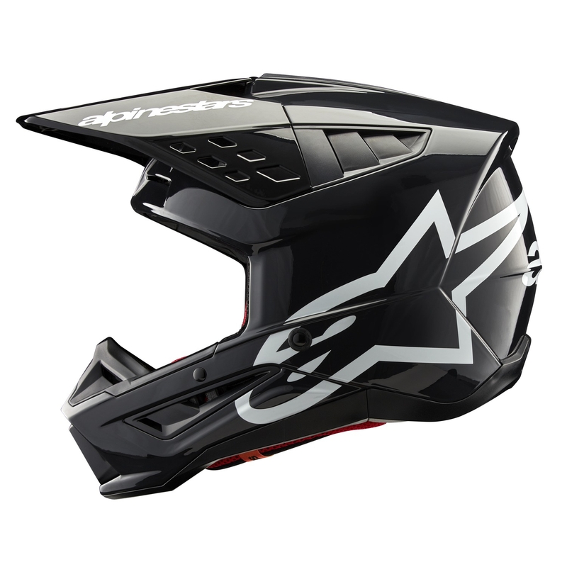 Alpinestars S-M5 Corp motokroso šalmas tamsiai pilkas