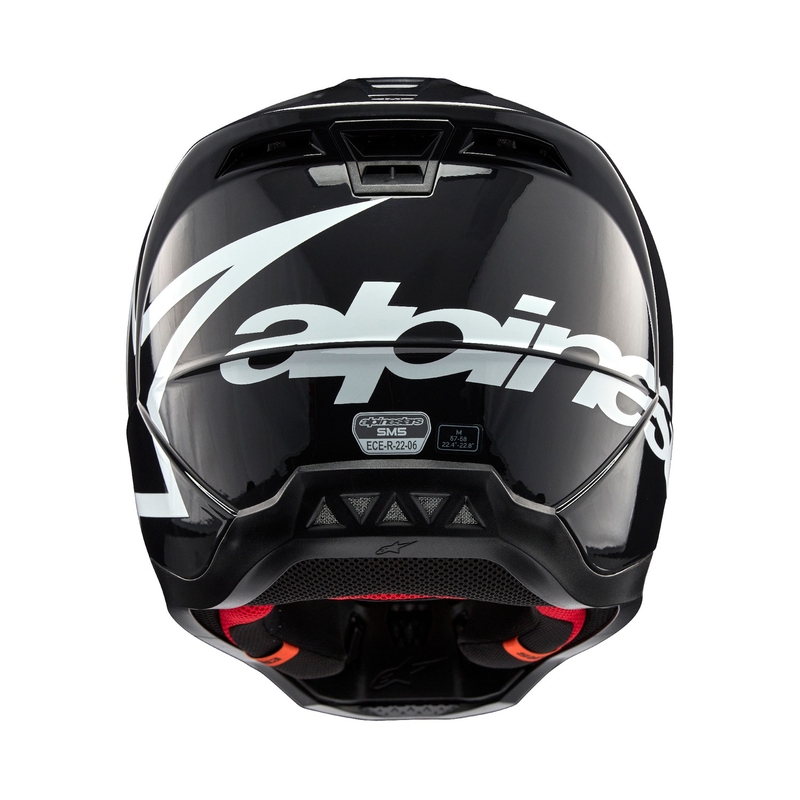 Alpinestars S-M5 Corp motokroso šalmas tamsiai pilkas
