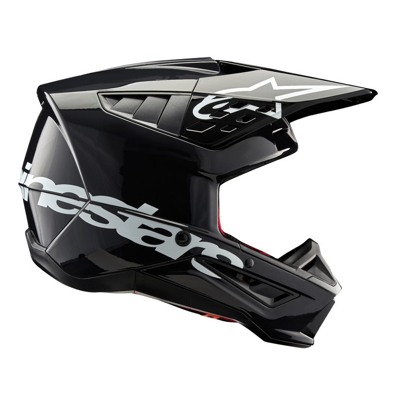 Alpinestars S-M5 Corp motokroso šalmas tamsiai pilkas