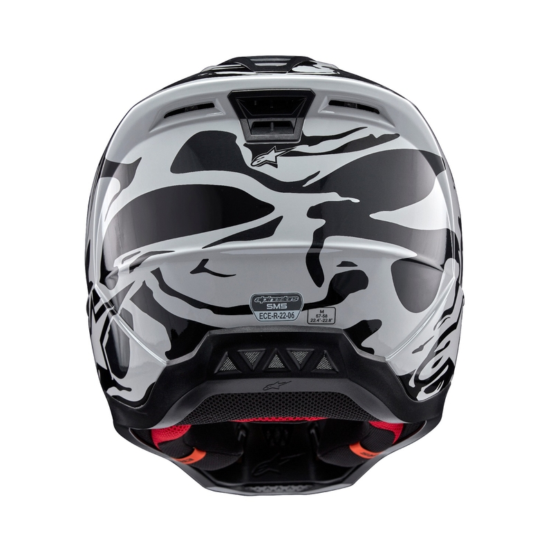 Alpinestars S-M5 Mineral grey camo motokroso šalmas