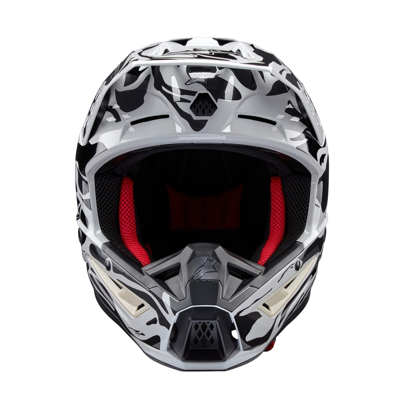 Alpinestars S-M5 Mineral grey camo motokroso šalmas