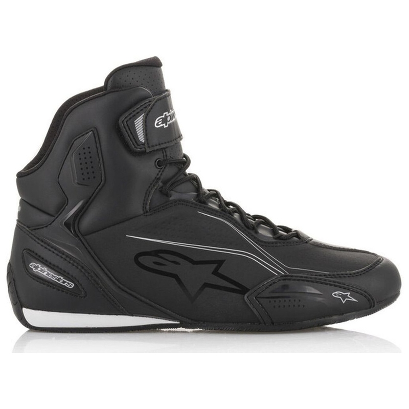 Moteriški Alpinestars Stella Faster juodai sidabriniai motociklininko batai