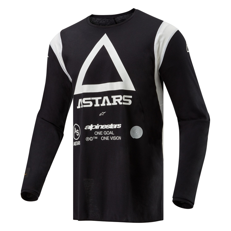 "Alpinestars Techdura" motokroso marškinėliai Black