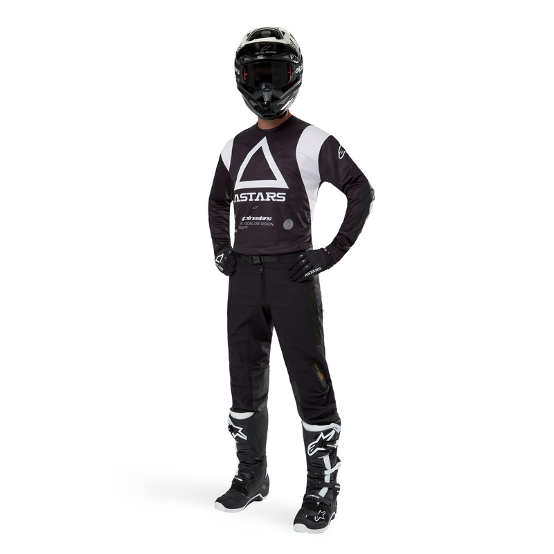 "Alpinestars Techdura" motokroso marškinėliai Black