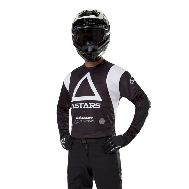 "Alpinestars Techdura" motokroso marškinėliai Black