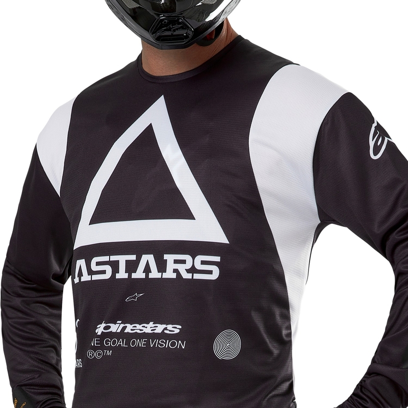 "Alpinestars Techdura" motokroso marškinėliai Black