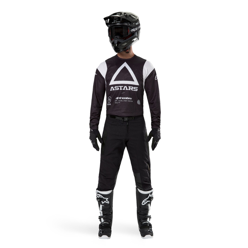 "Alpinestars Techdura" motokroso marškinėliai Black