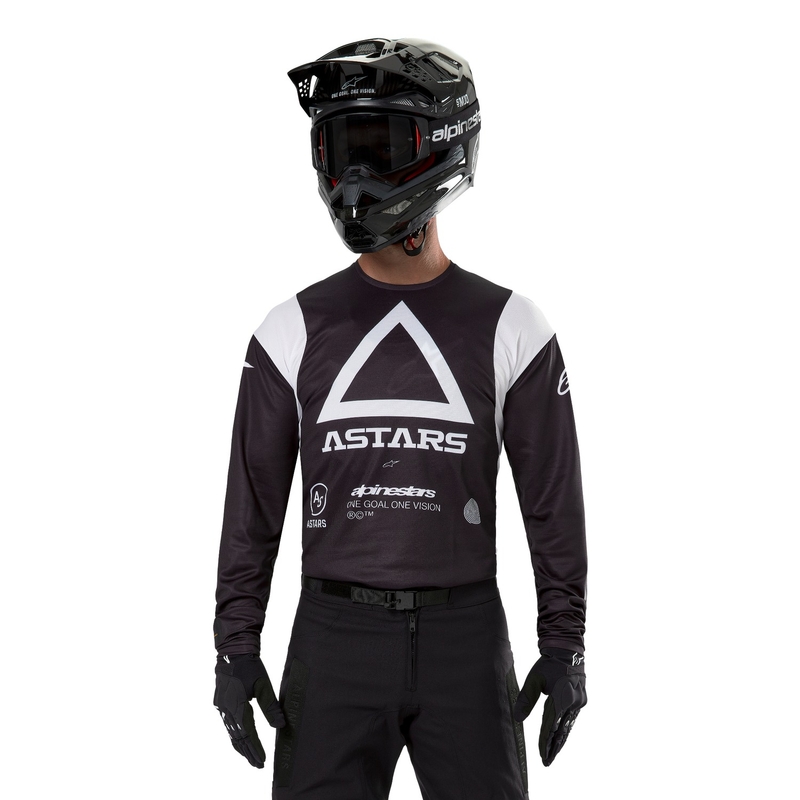 "Alpinestars Techdura" motokroso marškinėliai Black
