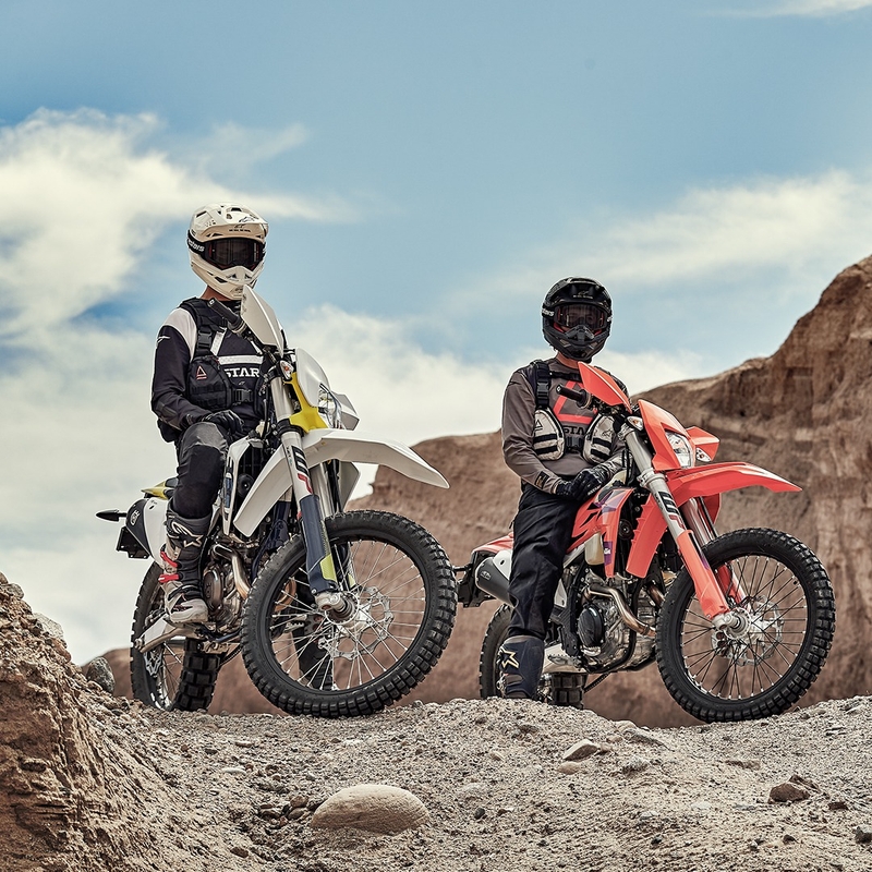 Alpinestars Techdura motokroso marškinėliai rudi