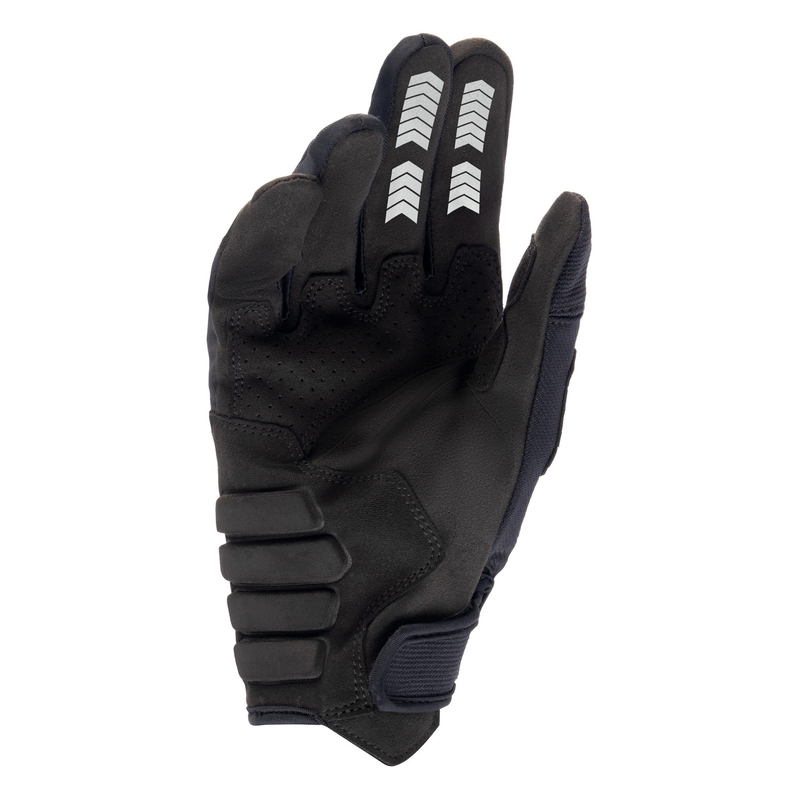 Alpinestars Techdura motokroso pirštinės juodos ir baltos spalvos