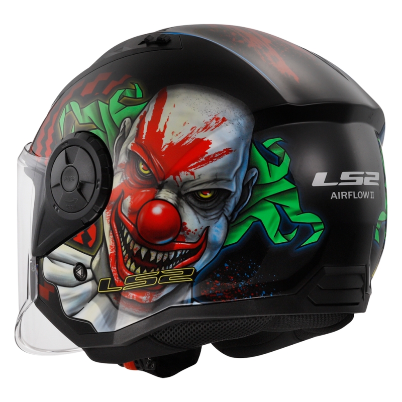 Atviras motociklininko šalmas LS2 OF616 Airflow II Happy Dreams