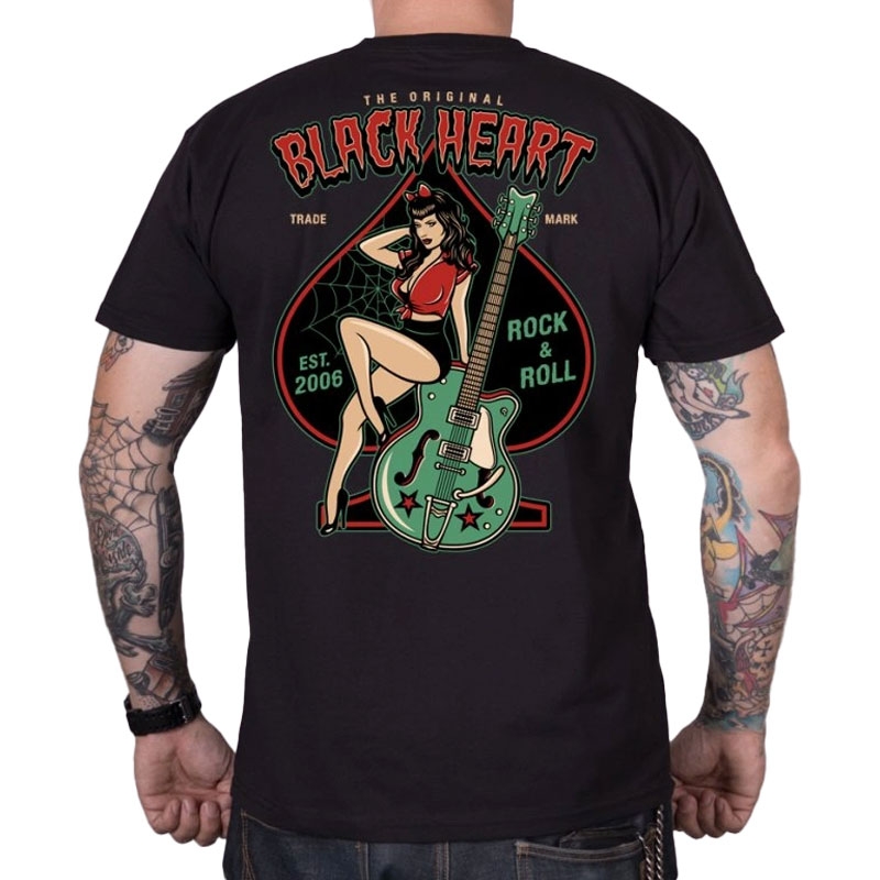 Tričko Black Heart Ema černé