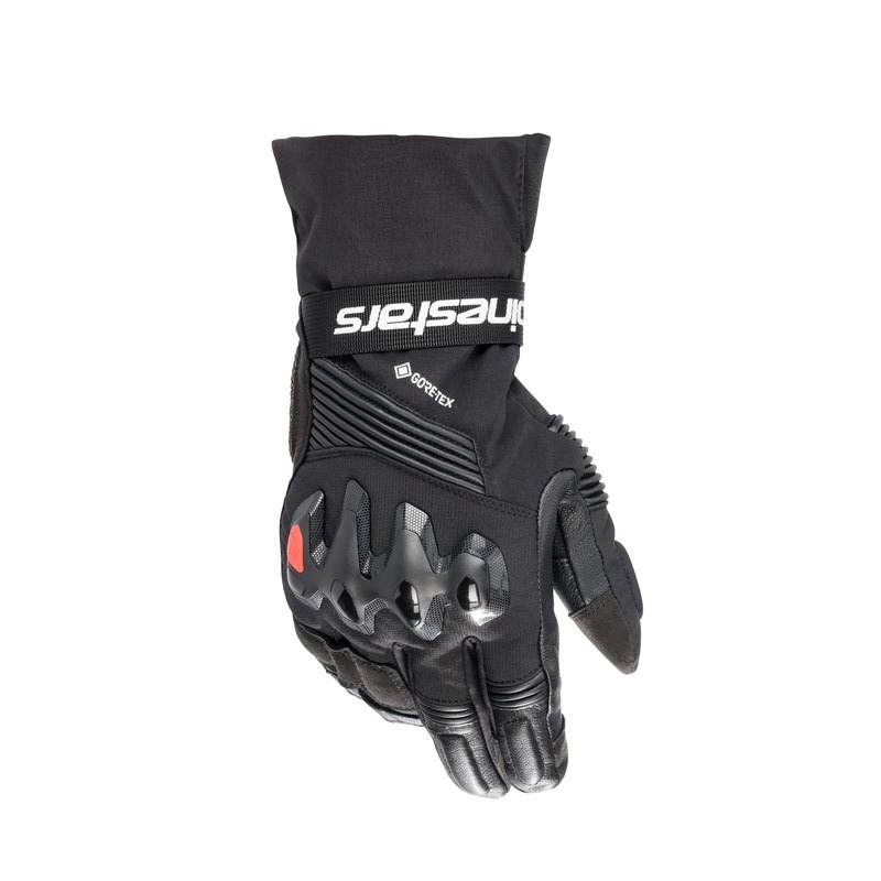 Alpinestars Boulder Gore-Tex juodos motociklininko pirštinės