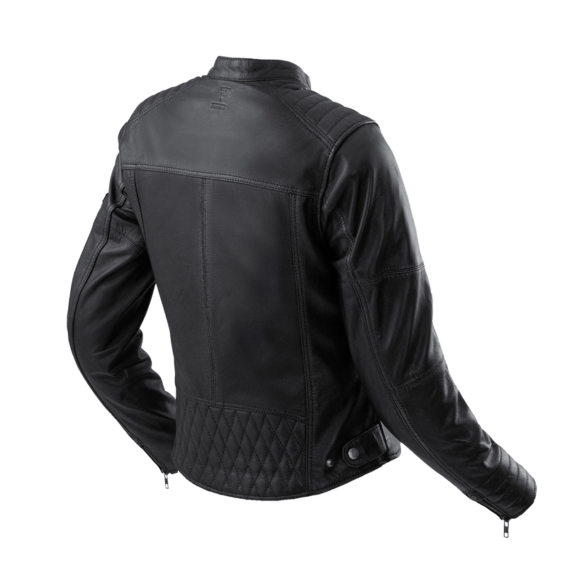 Rebelhorn Hunter II Moterų odinė motociklo striukė Black