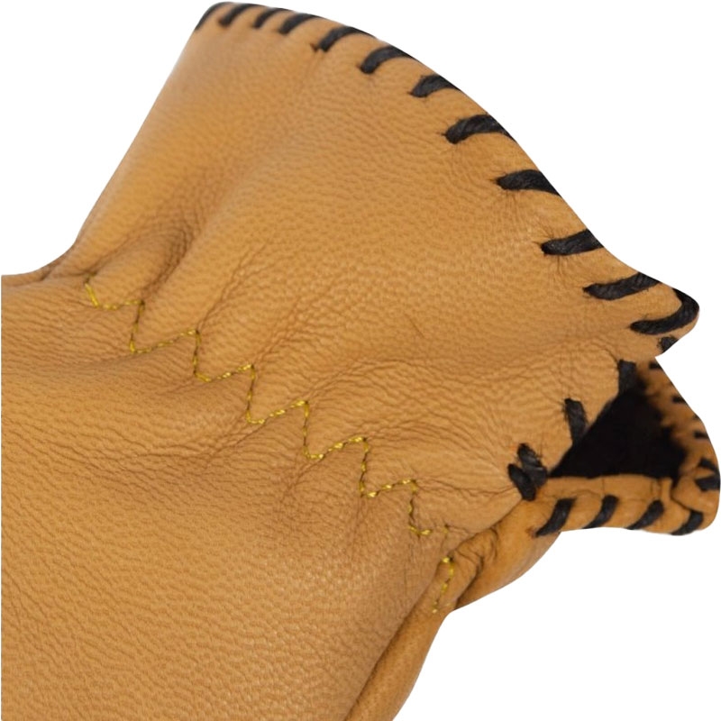 Rukavice na chopper Black Heart Skull Gloves hnědé