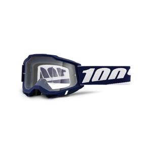 Motokroso akiniai 100% ACCURI 2 Mifflin skaidrūs plexi