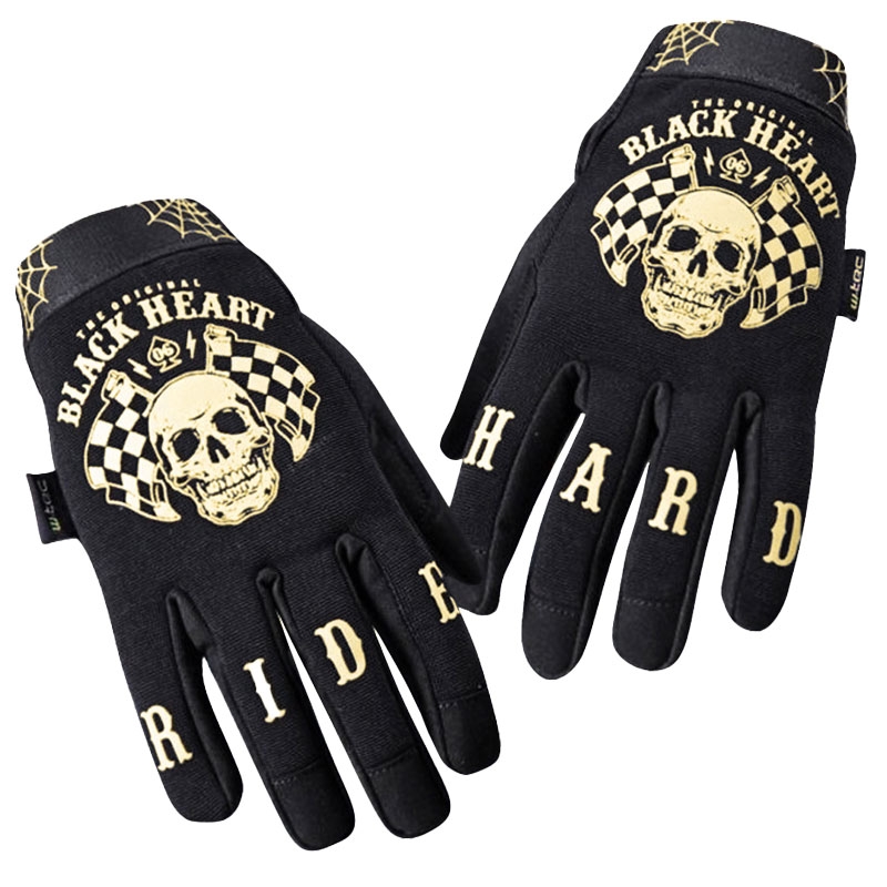 Rukavice na chopper Black Heart W-TEC Starter černé