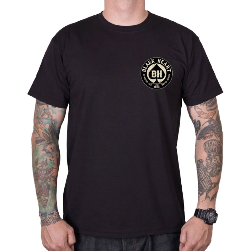 Marškinėliai Black Heart Chopper King black