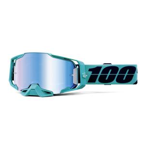 Motokroso akiniai 100% ARMEGA Estrel blue plexi