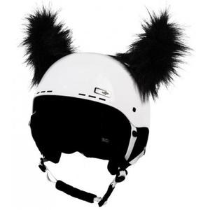 Šalmo ausys Ragai juodi kailiniai