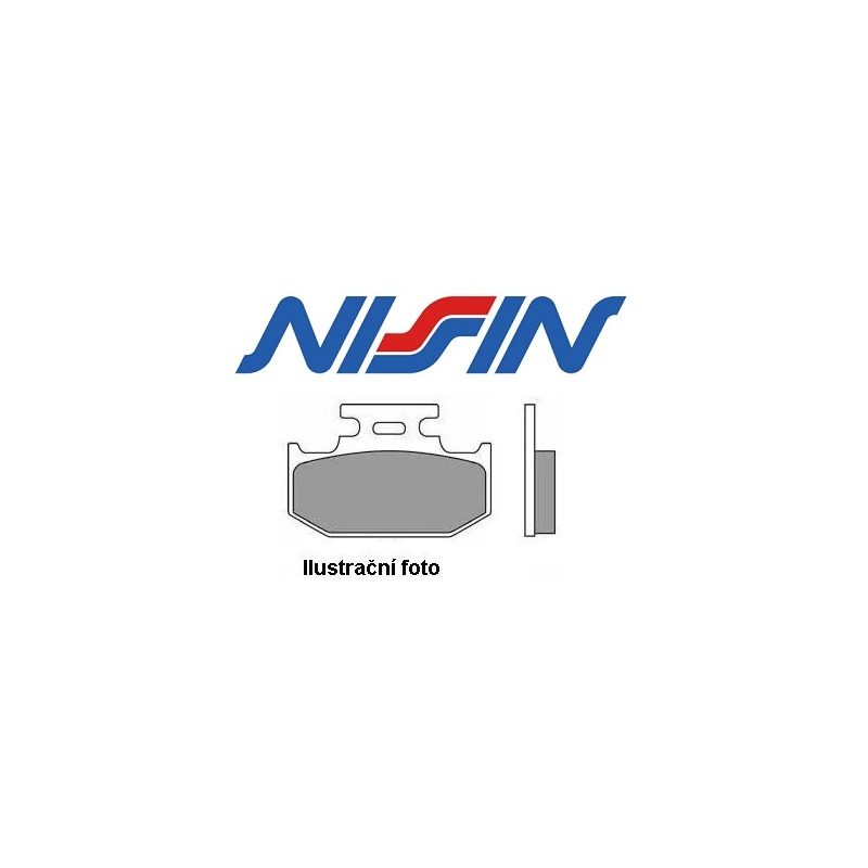 Brzdové destičky přední Nissin 2p202 ST