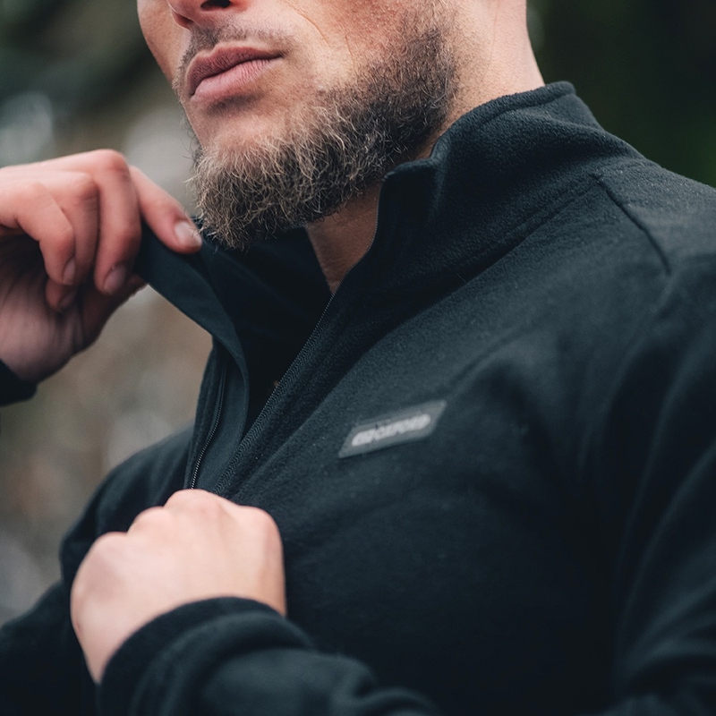 Termovložka do bundy Oxford Advanced Micro Fleece 1/2 Neck černá