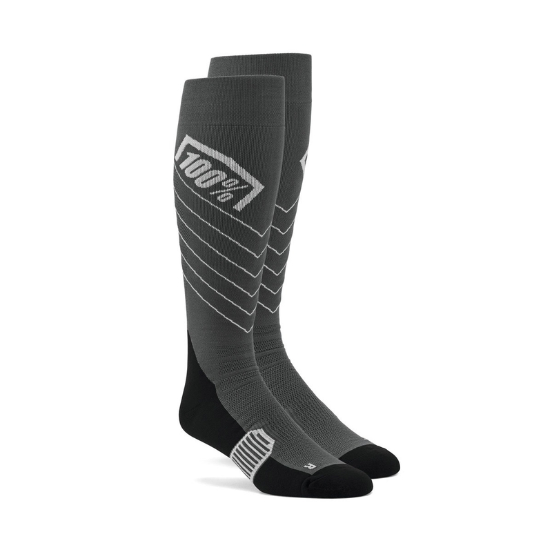 Kojinės 100% - JAV HI Side MX pilkos spalvos