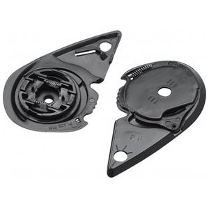 "Scorpion-EXO 490/500/1000" šalmų priekinio skydelio mechanizmas