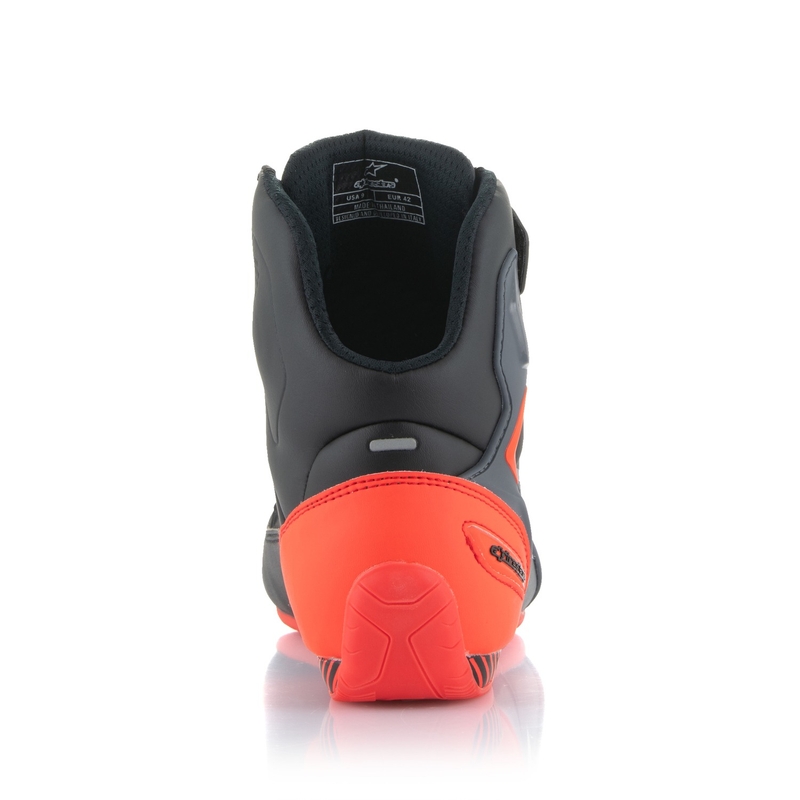 Boty na motorku Alpinestars Faster-3 černo-šedo-fluo červená
