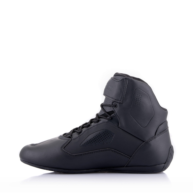 "Alpinestars Faster-3 Rideknit" juodi-tamsiai pilki-raudoni motociklininko batai