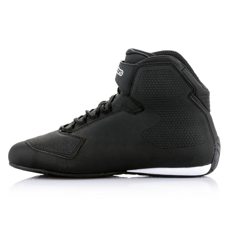 Alpinestars Sector Black-White-Fluo Red motociklininko batai