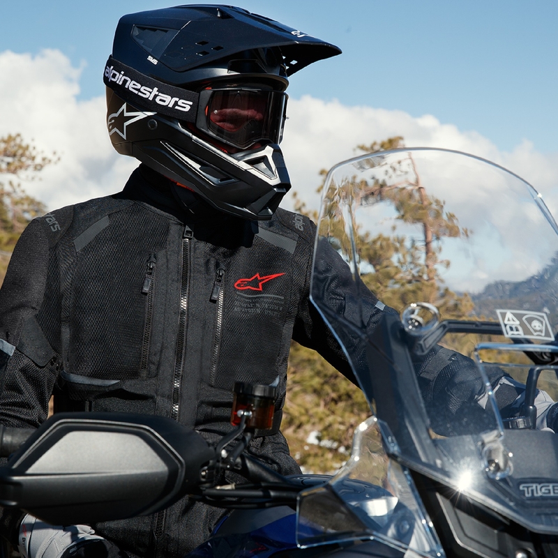 Alpinestars Andes Drystar 2 Black motociklininko striukė