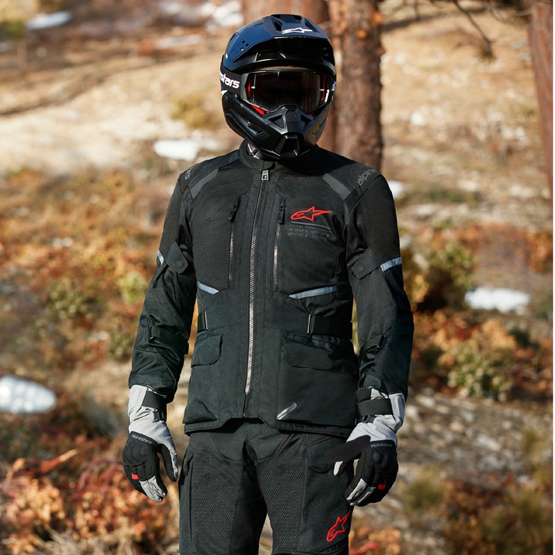 Alpinestars Andes Drystar 2 Black motociklininko striukė