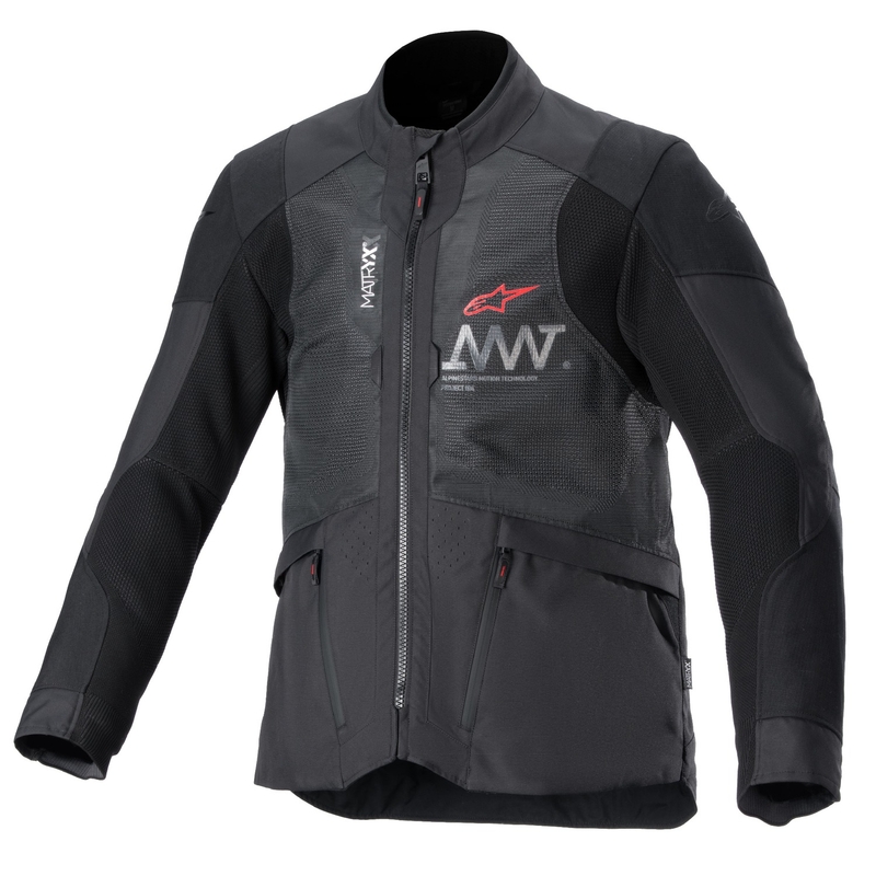 "Alpinestars Amt 7 Air Black" juodos spalvos motociklininko striukė