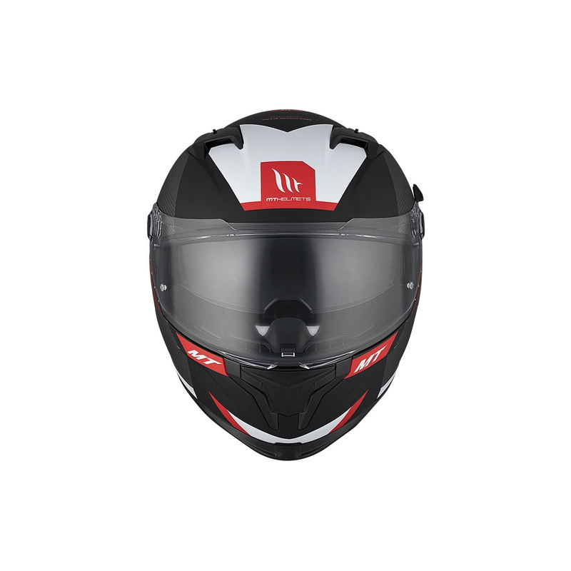 MT BRAKER SV Chento B5 integralus motociklininko šalmas matinis juodai pilkai raudonas