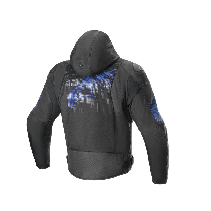"Alpinestars Zaca Air Venom" neperšlampama juoda / mėlyna motociklininko striukė